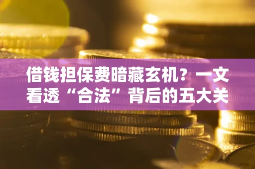 北京借钱担保费暗藏玄机？一文看透“合法”背后的五大关键陷阱