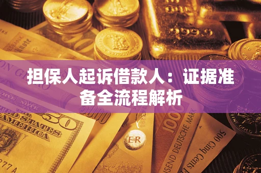 北京担保人起诉借款人：证据准备全流程解析