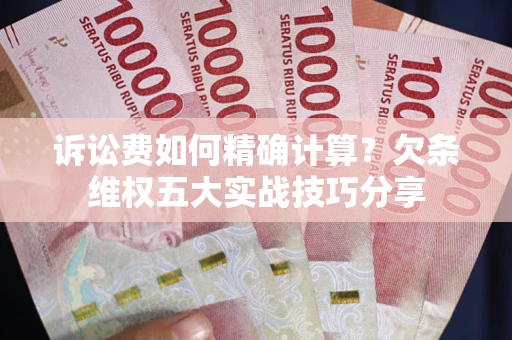 北京诉讼费如何精确计算？欠条维权五大实战技巧分享