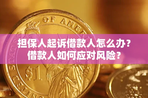 北京担保人起诉借款人怎么办？借款人如何应对风险？