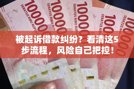 北京被起诉借款纠纷？看清这5步流程，风险自己把控！