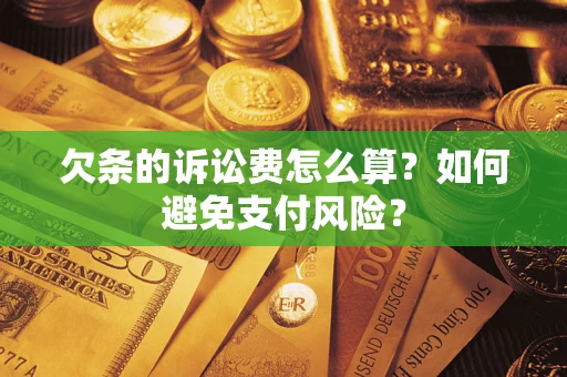 北京欠条的诉讼费怎么算？如何避免支付风险？